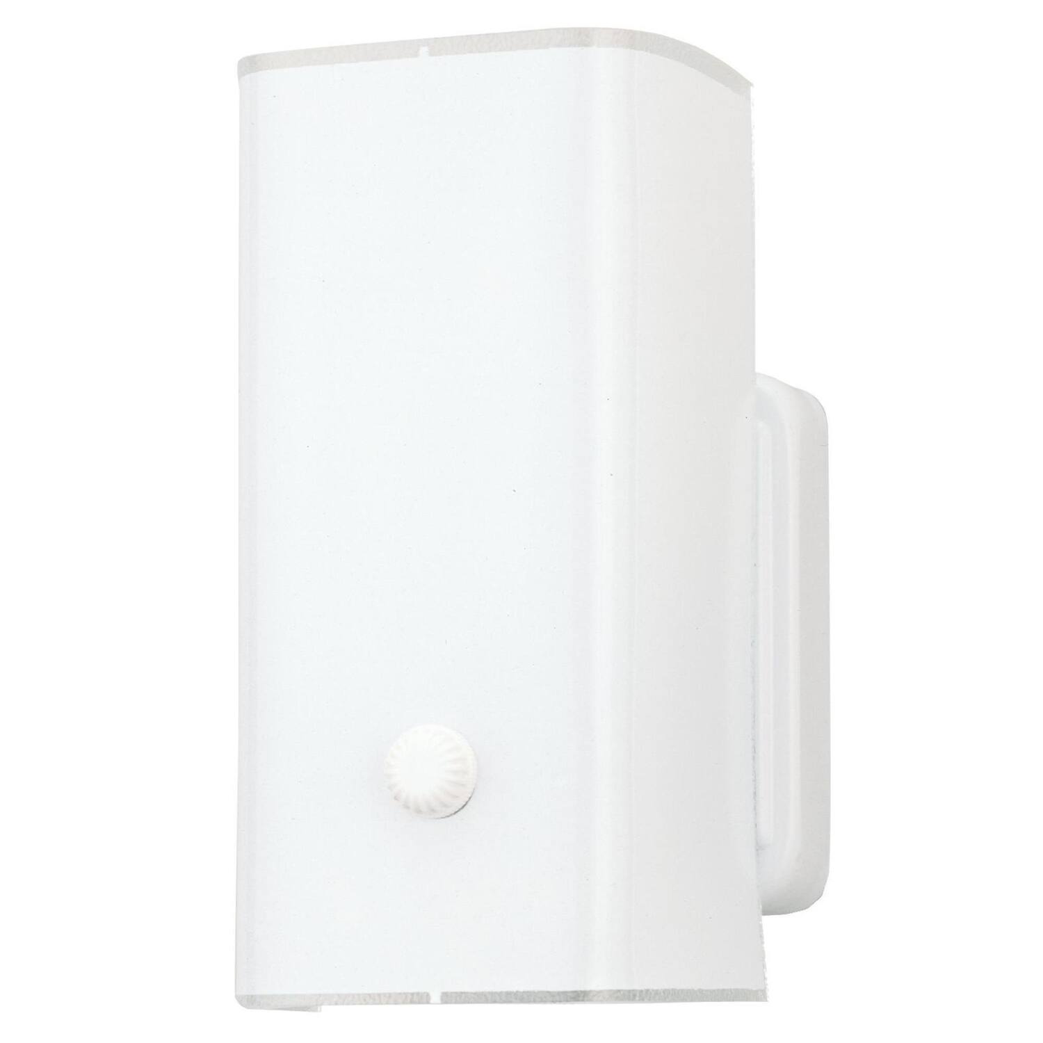 Front. Westinghouse - Westinghouse 1-Light Natural White Wall Sconce.