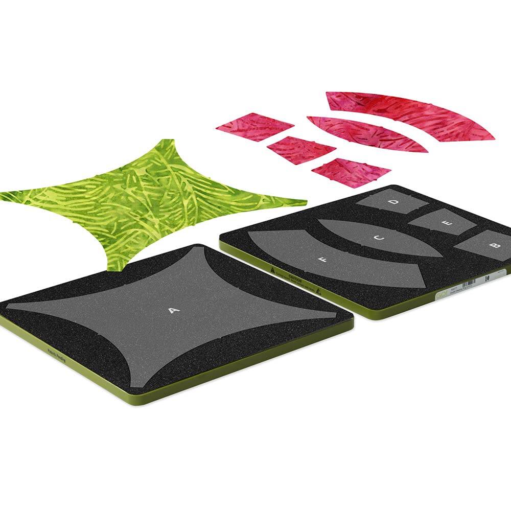 Angle. AccuQuilt - GO! Fabric Cutting Dies; Double Wedding Ring (2 Die Set) - Multicolor.