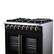 Alt View 7. Forno Appliances - 36 in. Wide 6 Burner Capriasca 5.36 Cu. Ft. Dual Fuel Freestanding Range with French Door Design - Black.