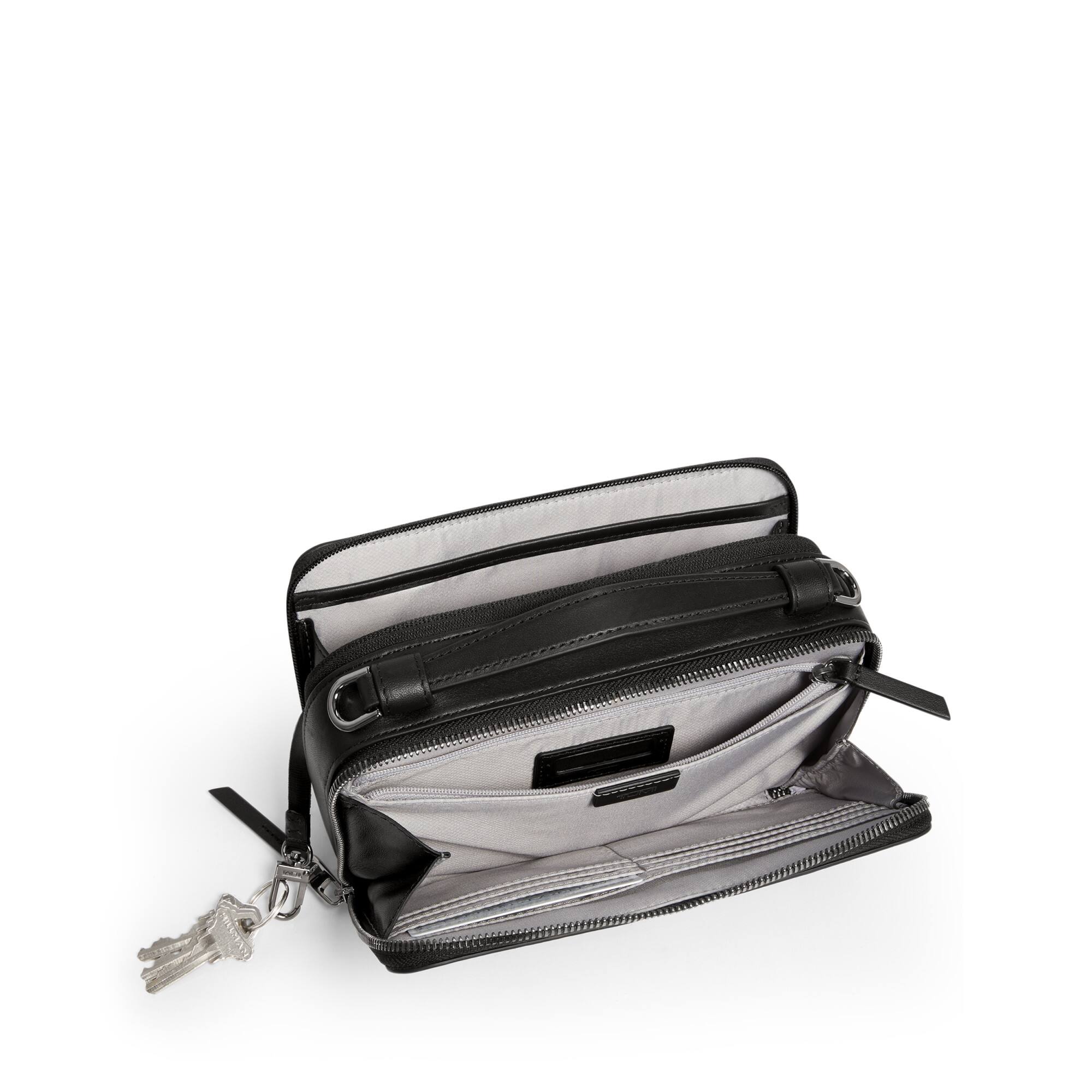Angle. TUMI - Voyageur Myla Crossbody - Black/Gun Metal.