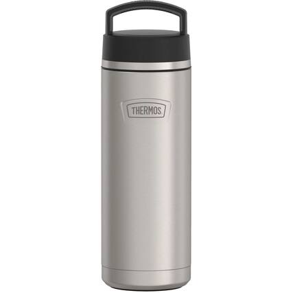 Front. Thermos - Thermos 24 oz. Icon Insulated Water Bottle - Matte Stainless Steel - Matte Stainless Steel.