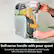 Self-serve handle with pour spout
Convenient, ergonomically designed comfort handle with a no-drip, no-mess pour spout.