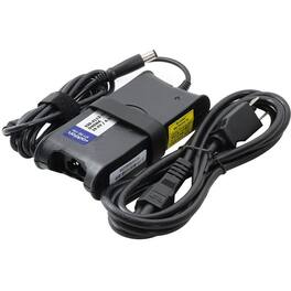 AddOn - Dell 330-4113 Compatible 90W 19.5V at 4.62A Black 7.4 mm x 5.0 mm Laptop Power Adapter and Cable - 90 W - 19.5 V - Black