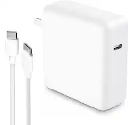 Core Tech - 70W USB-C Laptop Charger with 6.6 ft USB-C Cable for Laptops, Tablets and Smartphones - White