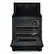 Angle. Whirlpool - 5.3 Cu. Ft. Freestanding Electric Range with Air Cooking Technology, No Preheat Air Fry and Air Baking and Self Clean - Black.