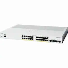 Cisco Consumer Products - Cisco Catalyst C1300-24P-4X Ethernet Switch - 24 Ports - Manageable - 10 Gigabit Ethernet - 10/100/1000Base-T, 10GBase-X - Unknown