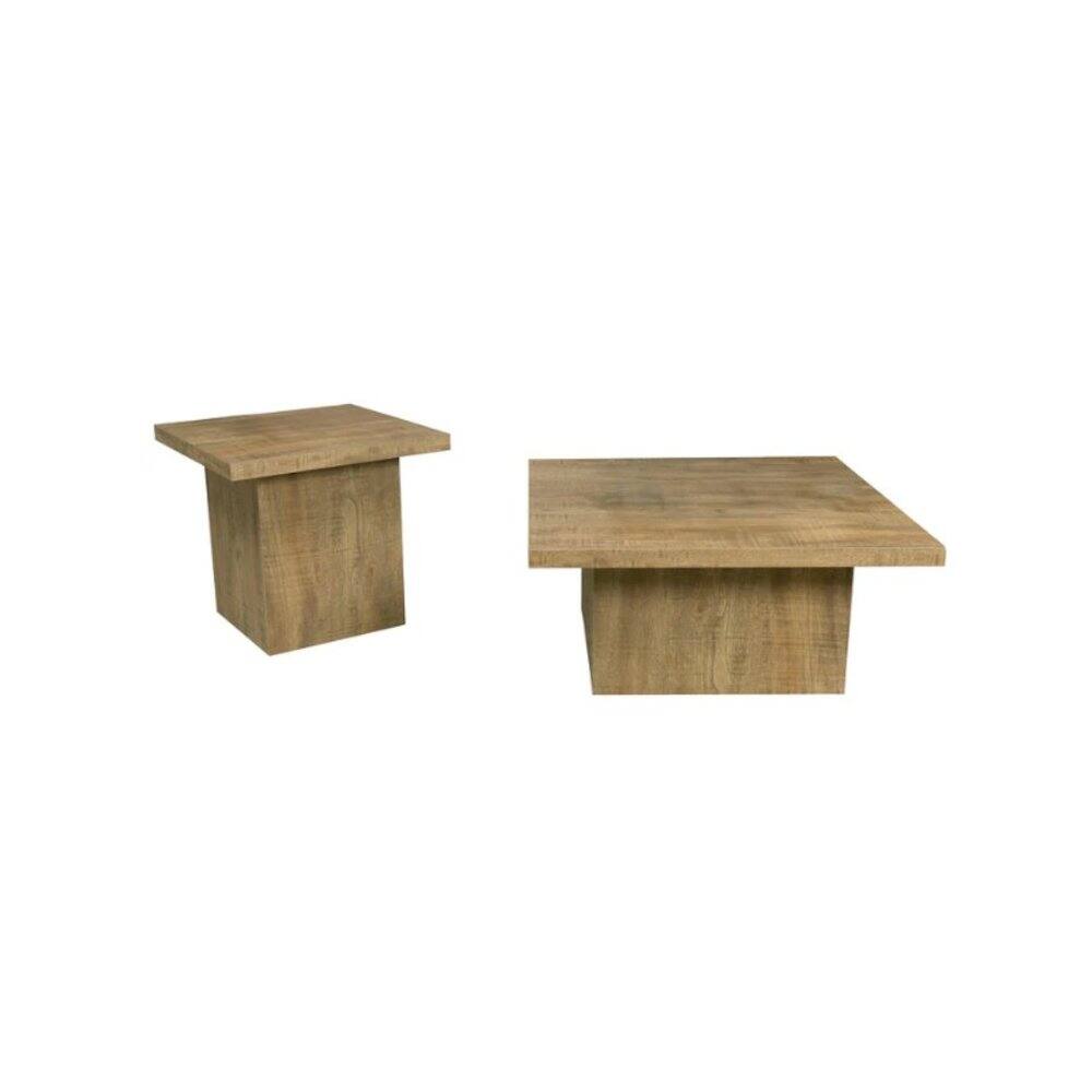 Coaster Co. of America - Devar 2-piece Square Coffee and End Table Set - Mango