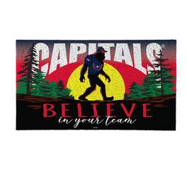 Evergreen Enterprises - Washington Capitals 28" x 16" Bigfoot Believe in Your Team Turf Door Mat - Multicolor