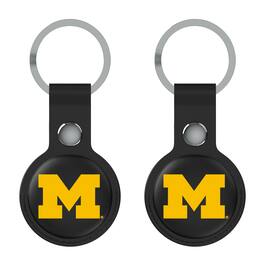 Keyscaper - Michigan Wolverines Two-Pack AirTag Holders - No Size - Black