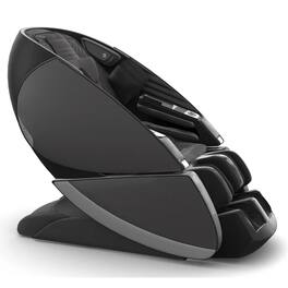 Human Touch - Super Novo X 4D Full Body Zero Gravity Massage Chair with Dual SL-Track Rollers, Heat, Foot & Calf Massage, JBL Audio - Pad Gray Leather / Door Gray Metallic Vinyl
