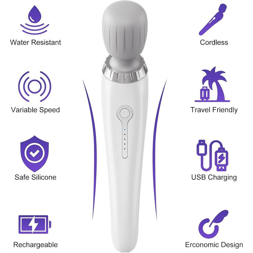 - Water Resistant
- Variable Speed
- Safe Silicone
- Rechargeable
- Cordless
- Travel Friendly
- USB Charging
- Ergonomic Design