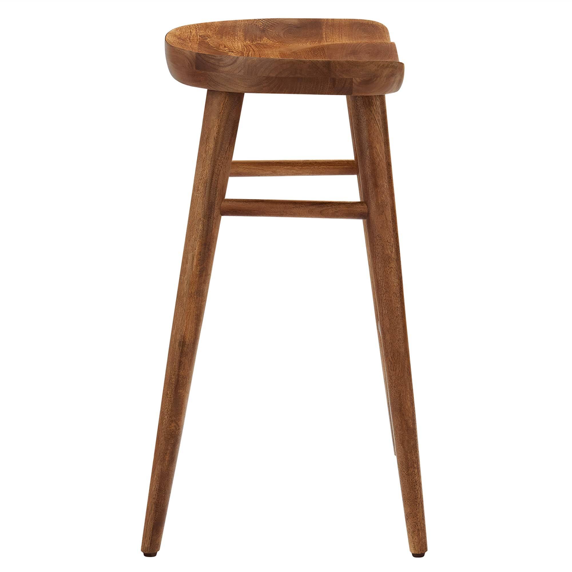 Alt View 1. Modway - Saville Backless Wood Counter Stools Set of 2 by Modway - 0.