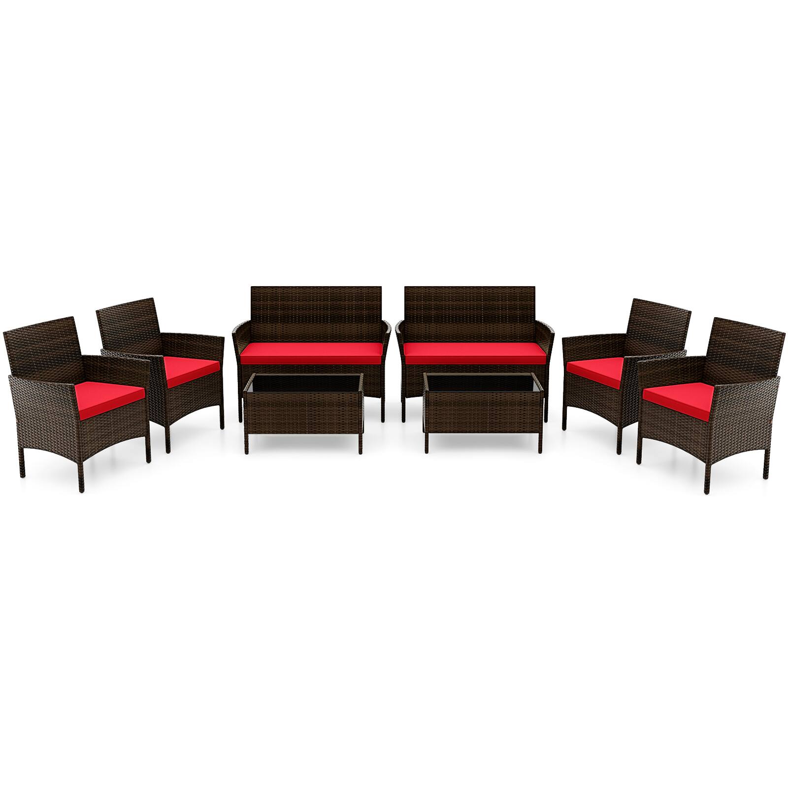 Mix Brown,Red