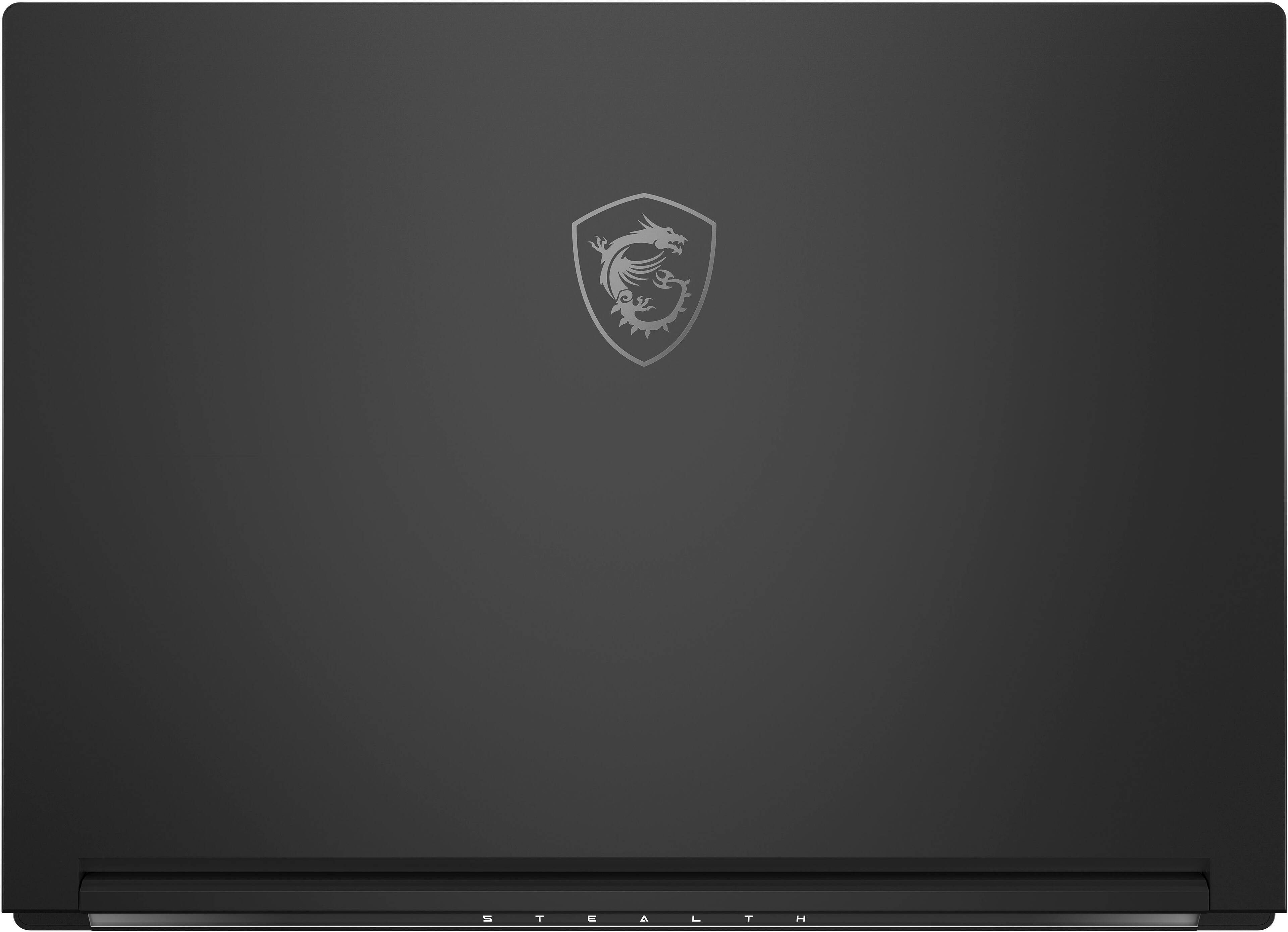 Alt View 5. MSI - Stealth A16 AI+ - Copilot+PC- 16" 240Hz QHD+ OLED Ultra Thin Gaming Laptop - AMD Ryzen AI R9-365- 32GB -RTX 5080-1TB SSD - Core Black.