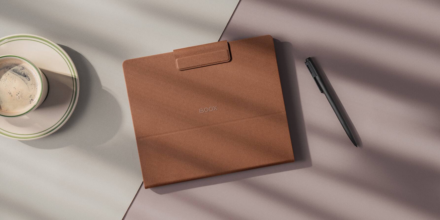 Alt View 7. BOOX - 10.3" Note Air5 C Magnetic Keyboard Cover Case - Orange.