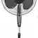 Alt View 1. Optimus - Optimus 16 in. Oscillating Stand Fan with Remote Control in Black - Black.
