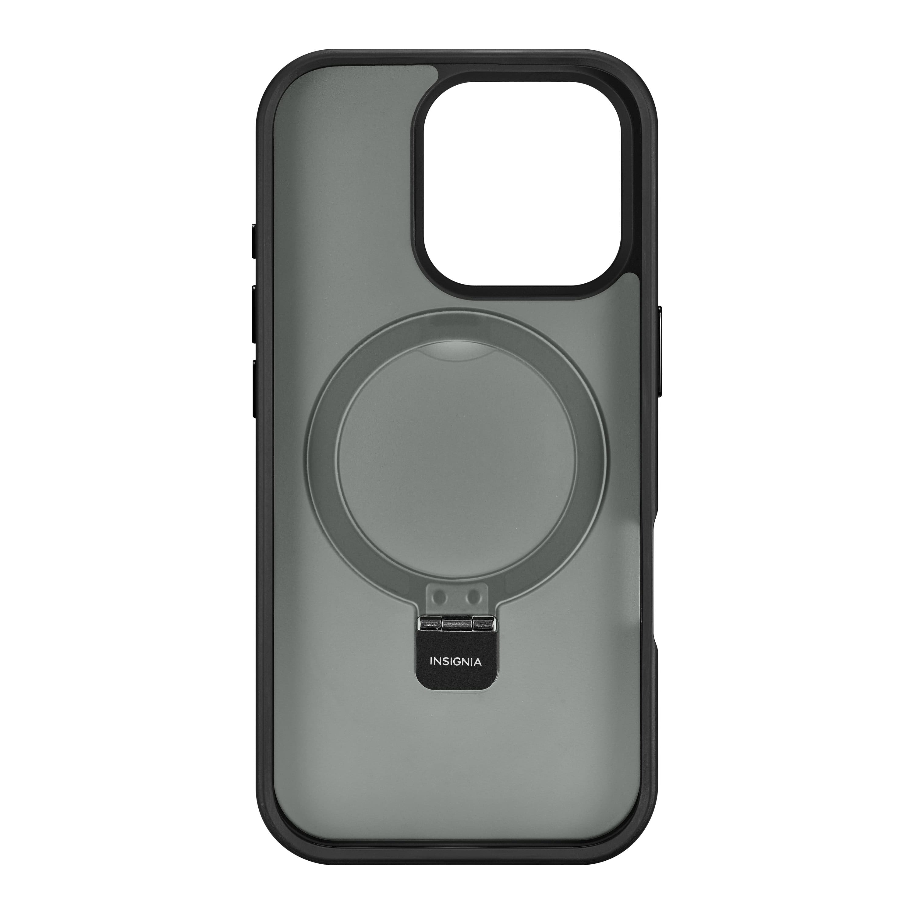 Alt View 19. Insignia™ - Hard-Shell Case with MagSafe Kickstand for iPhone 16 Pro - Black.