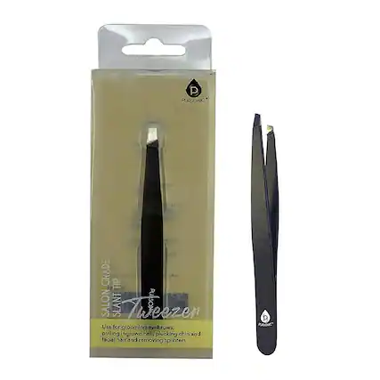 P PURSONIC Ex m GRADE 10 TIP CUSH W ca PU SALON. SLANT Tweezer PURSONIC 055 Use for grooming eyebrows, pulling ingrown hair, plucking chin and facial hair and removing splinters P PURSONIC