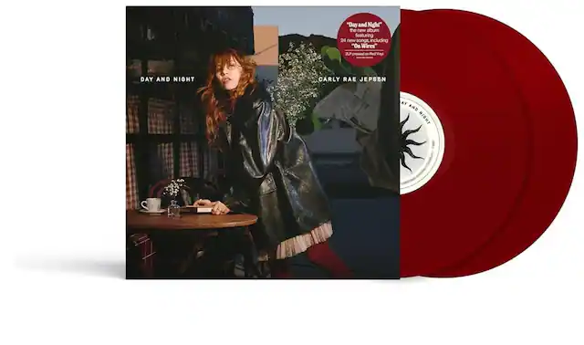 "Day and Night" the new album featuring 24 new songs, including "On Wires" 2LP pressed on Red Vinyl
DAY AND NIGHT
CARLY RAE JEPSEN