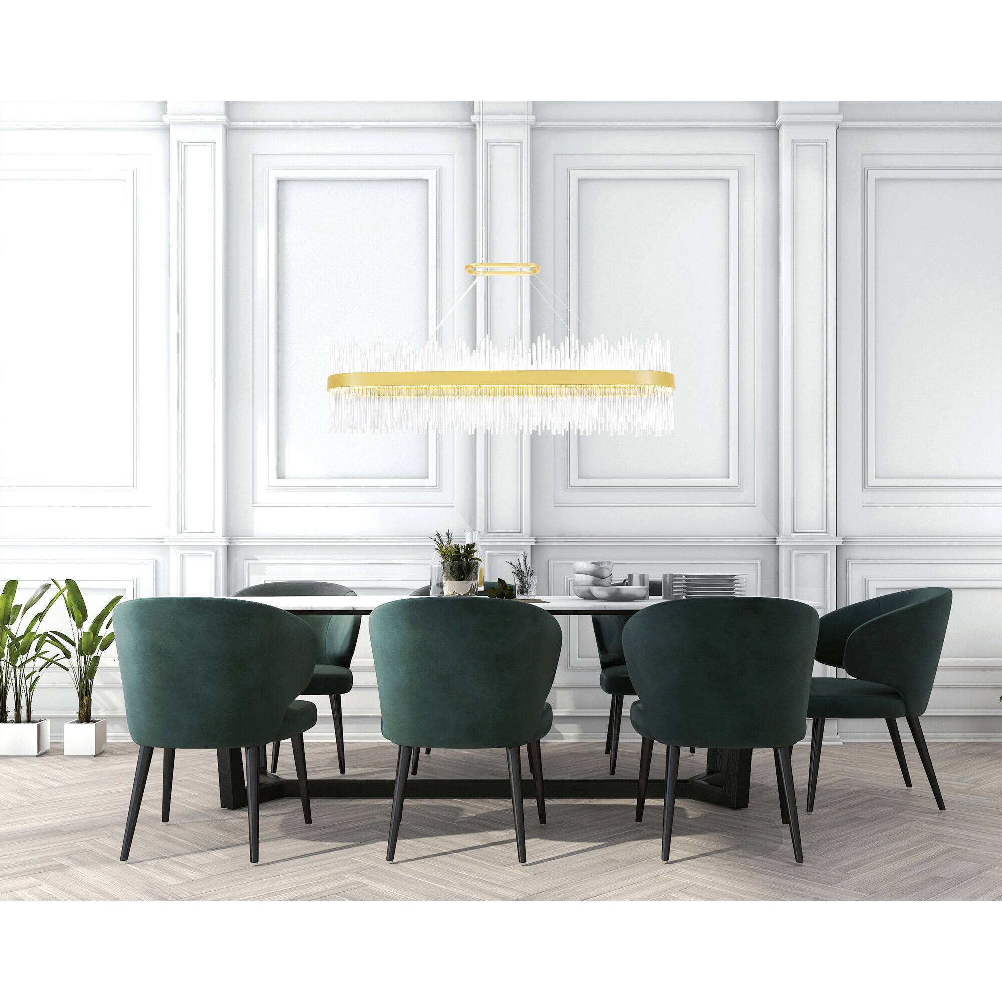 Alt View 3. CWI Lighting - Genevieve LED Chandelier With Medallion Gold Finish - Medallion Gold.