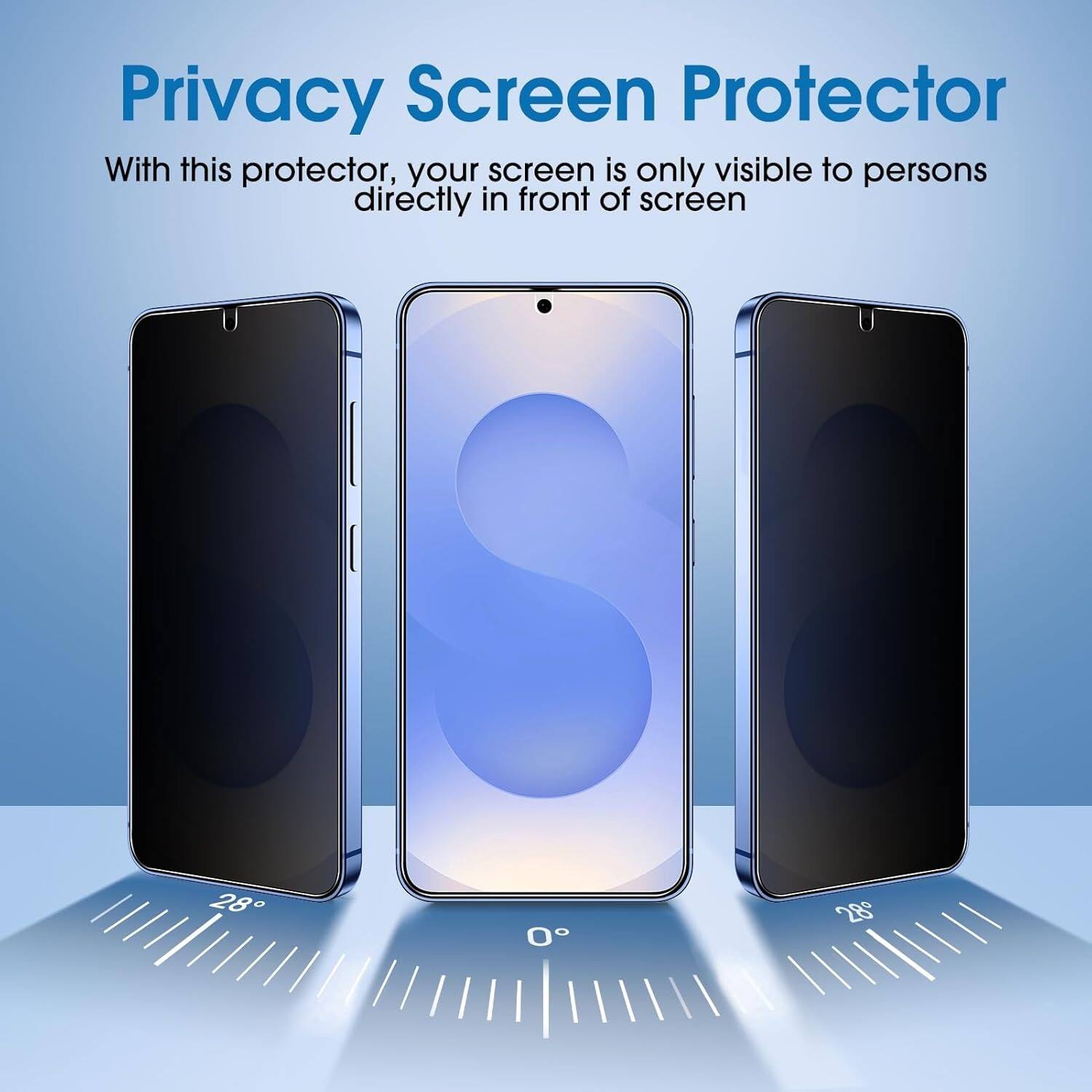 Privacy Screen Protector

With this protector, your screen is only visible to persons directly in front of screen