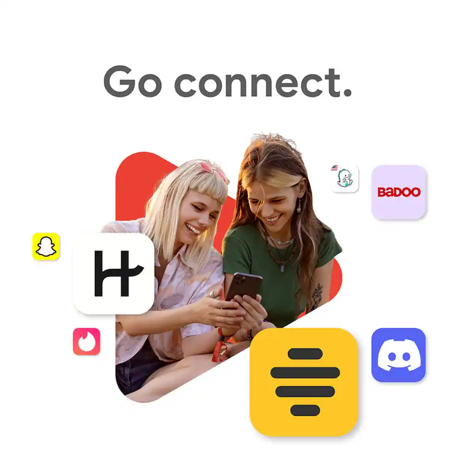 Go connect. Badoo.