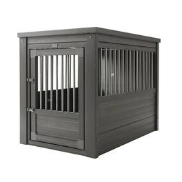 New Age Pet - ECOFLEX Dog Crate End Table - Grey Large