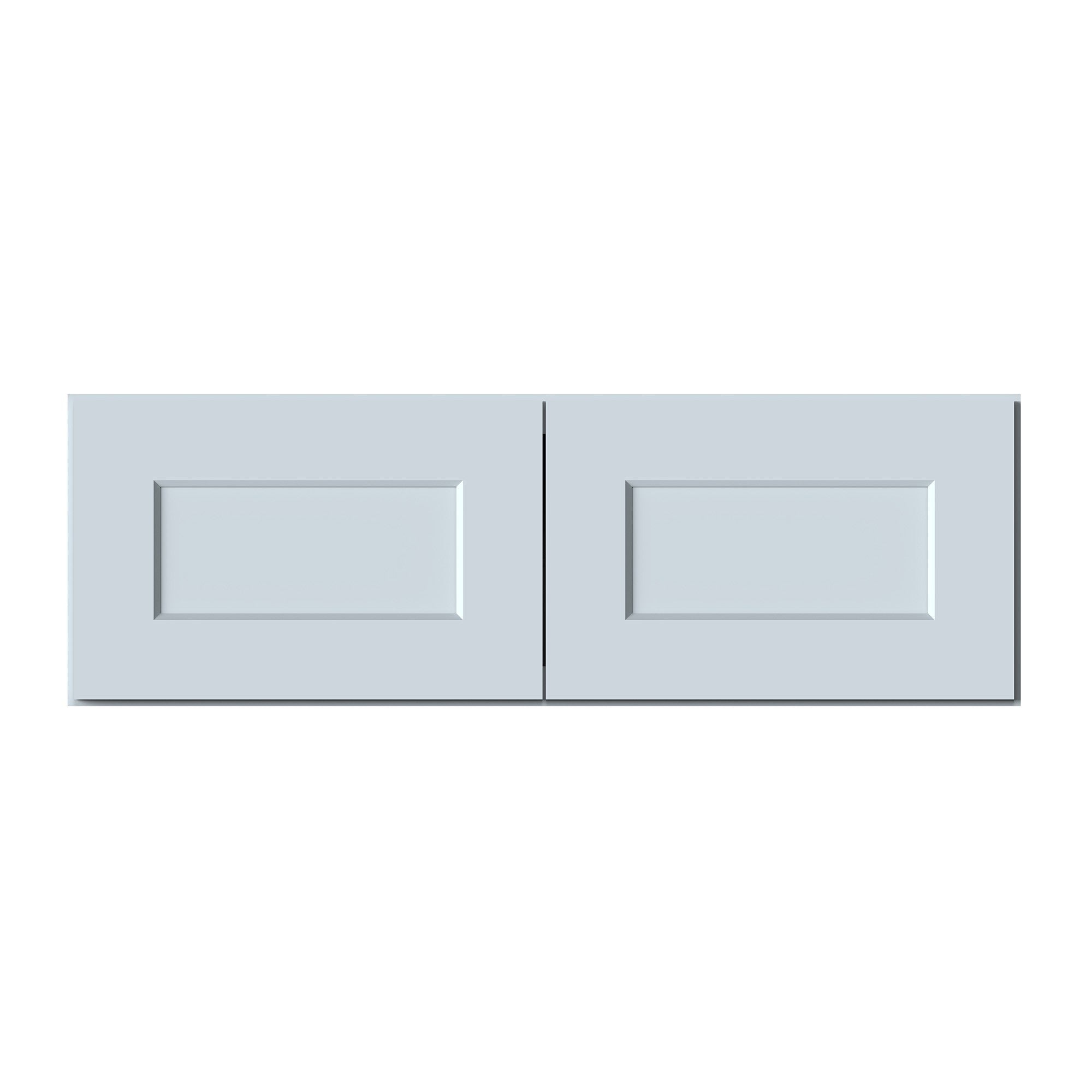 Front. Boyel Living - 36in.W x12in.D x12in.H Dove Gray WALL CABINET Fully assembled Cabinet With Two HDF Doors - Gray.