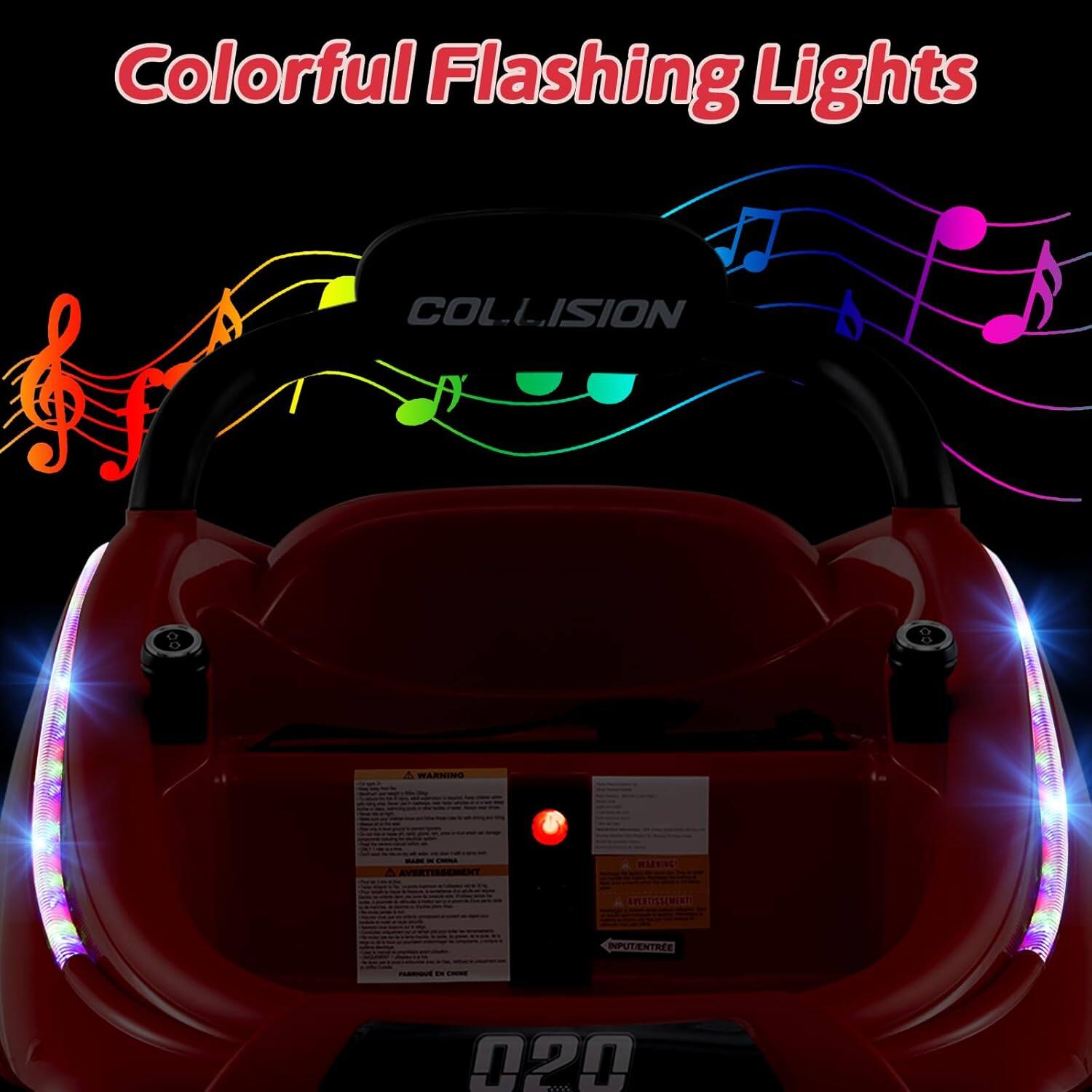 Colorful Flashing Lights

COLLISION

020