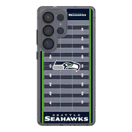 Keyscaper - NFL - Seattle Seahawks Galaxy Clear Field Design Case - S23 - Multicolor
