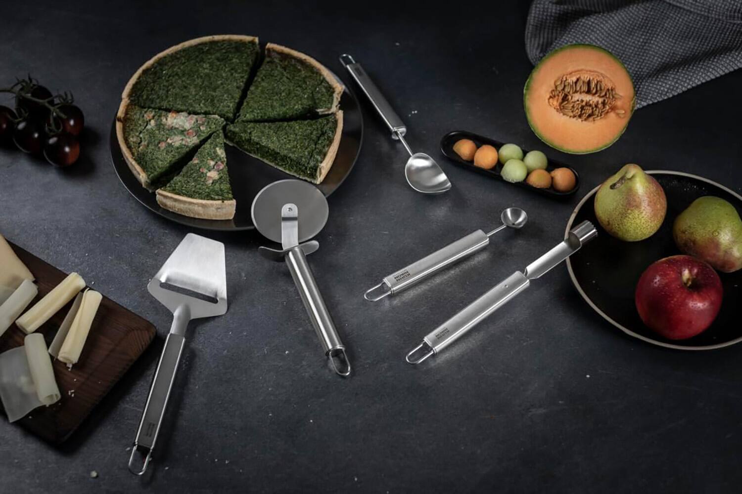 Alt View 2. Kuhn Rikon - Essential Cheese Slicer, Stainless Steel Blade for Hard & Semi-Hard Cheeses - Silver.