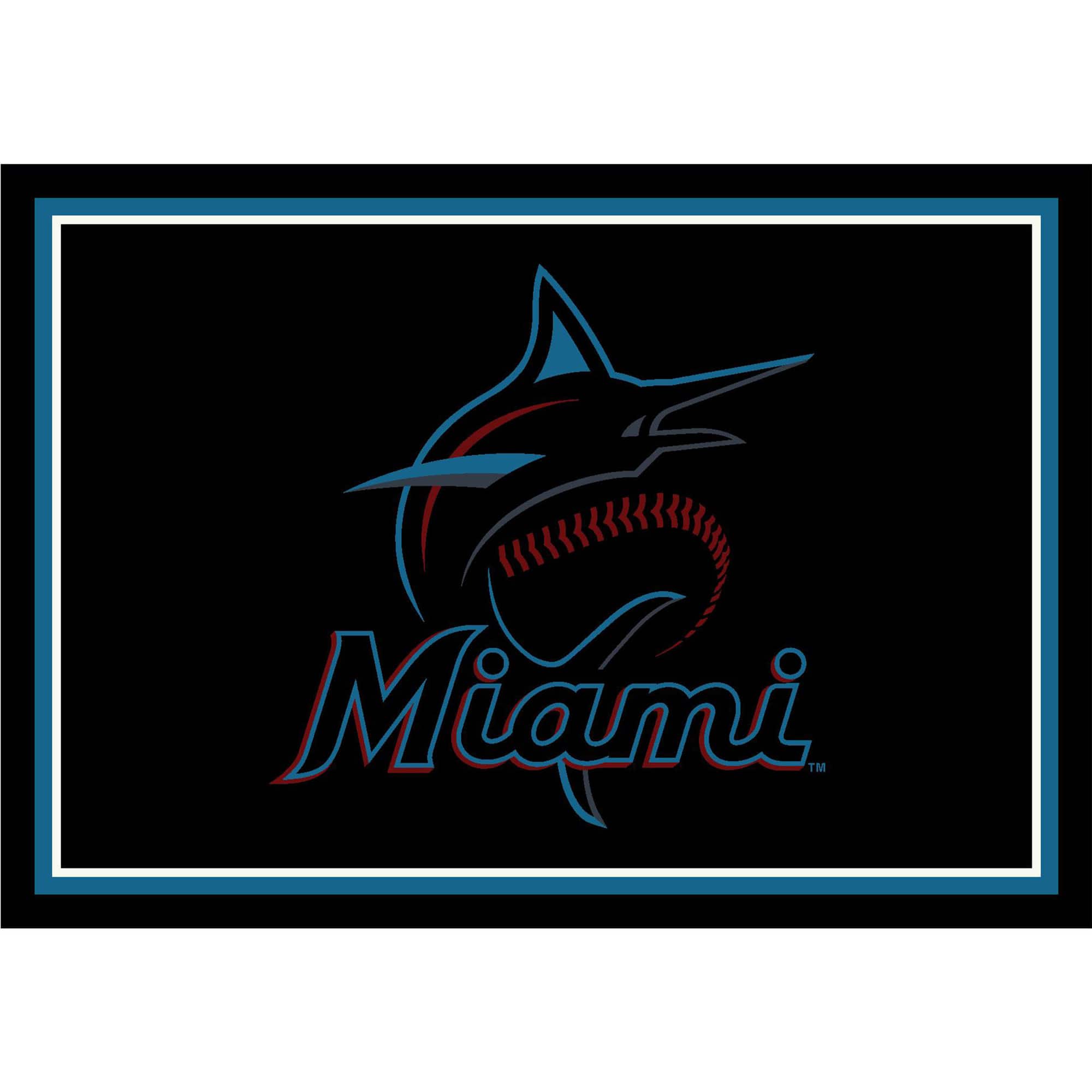 Imperial - Miami Marlins 6' x 8' Spirit Rug - Multicolor