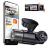 Vantrue - N2X 3K HDR Dash Cam Front and Cabin, Night Vision, Parking Mode, Easy Installation, Uber, Wi-Fi & GPS - Black