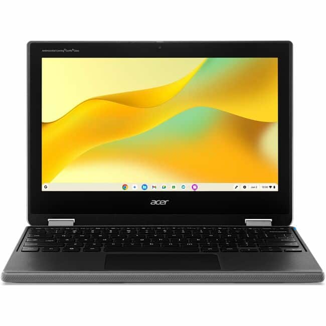 Acer - Chromebook Spin 311 R725T R725T-892V 11.6" Touchscreen Rugged Convertible 2 in 1 Chromebook - HD - 60 Hz - MediaTek - Black