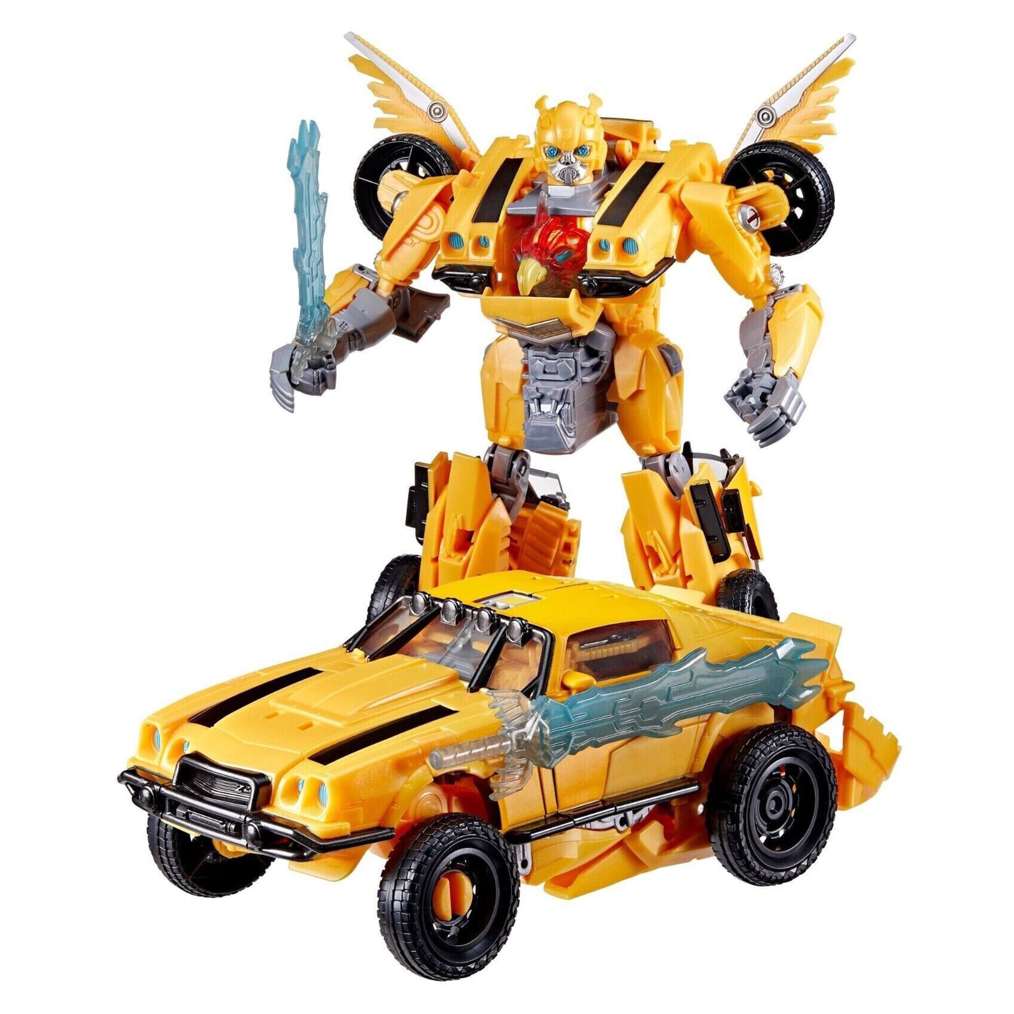 Alt View 1. Hasbro - Transformers: Rise of the Beasts Beast-Mode Bumblebee Figure - Yellow.