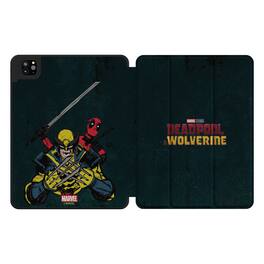 Keyscaper - Marvel Badge Tablet Case - Apple iPad (10th Gen) - Deadpool Wolverine 3