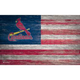 Fan Creations - 11'' x 19'' Distressed Flag Sign - Multicolor