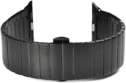 Alt View 2. Worryfree Gadgets - Worryfree Gadgets Stainless Steel Band for Apple Watch Ultra 49mm for Men Women - Black - Black.