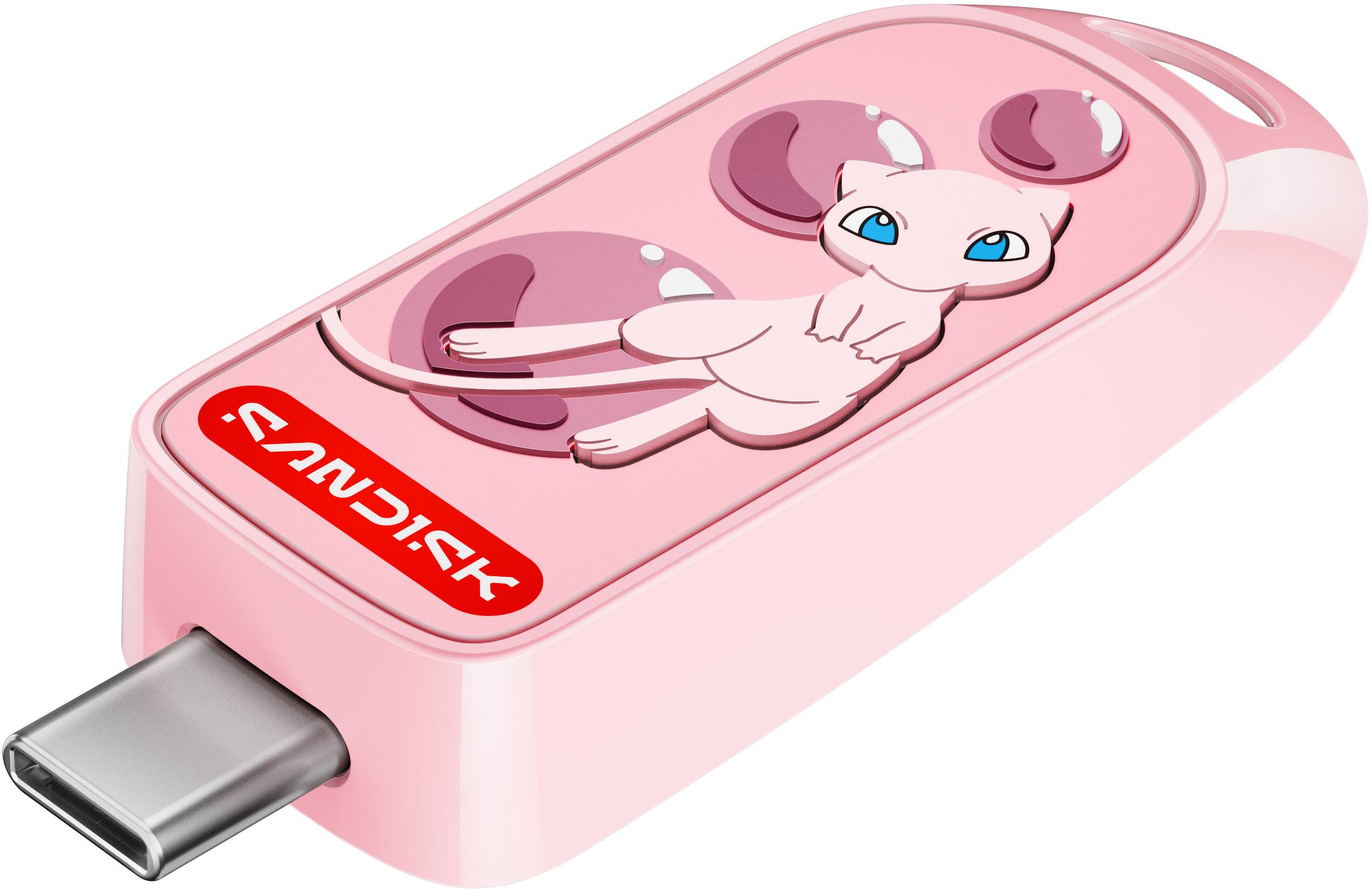 Alt View 2. SANDISK - 128GB Pokémon USB-C Flash Drive - pink.