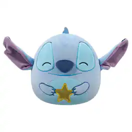 Squishmallows Disney 8 Inch Plush | Stitch with Star - Blue