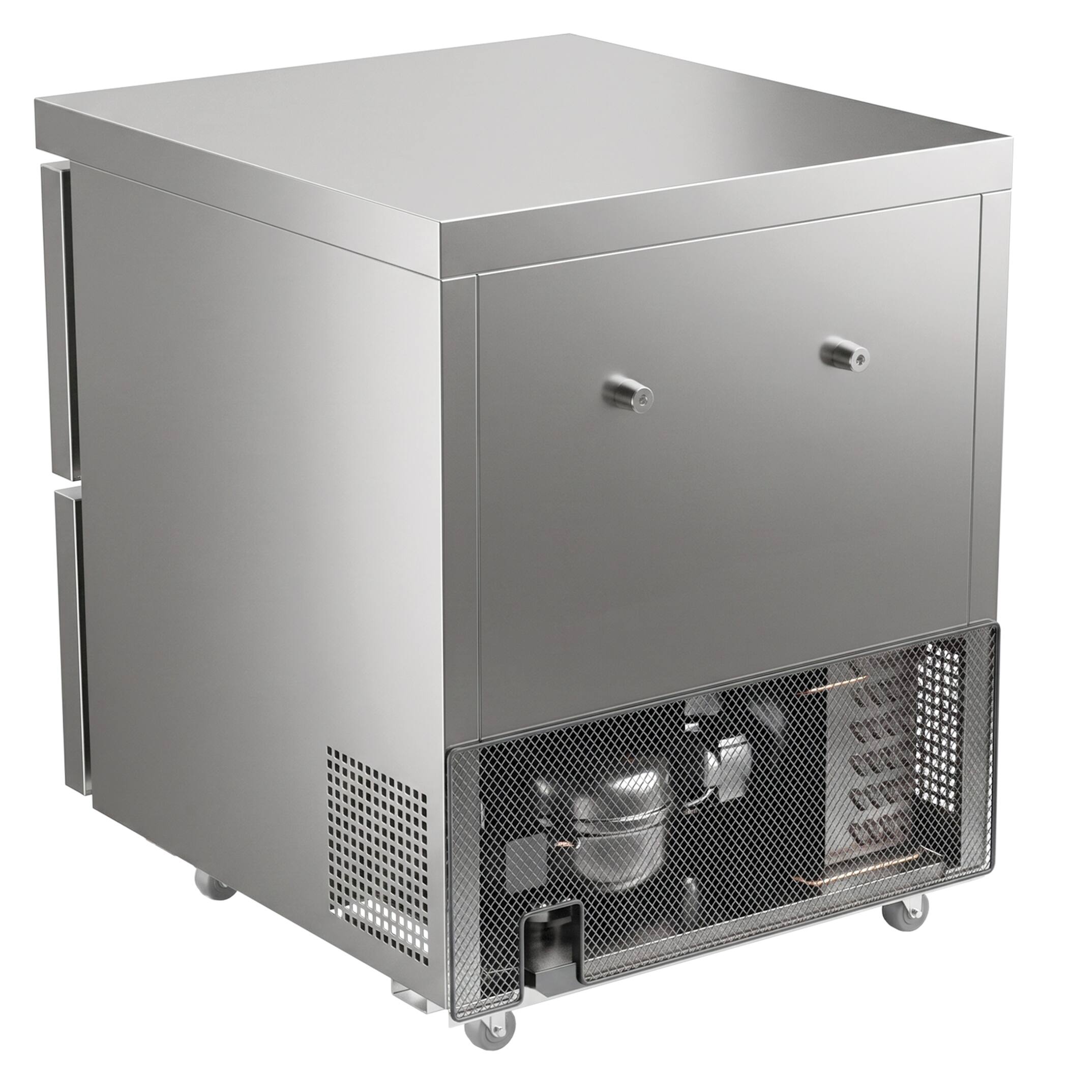 Alt View 4. Coolake - Coolake 27" W 6.5 Cu Ft Commercial Undercounter Worktop Drawer Freezer in Stainless Steel, -8 to 0℉ for Restaurant Kitch - Stainless Steel.