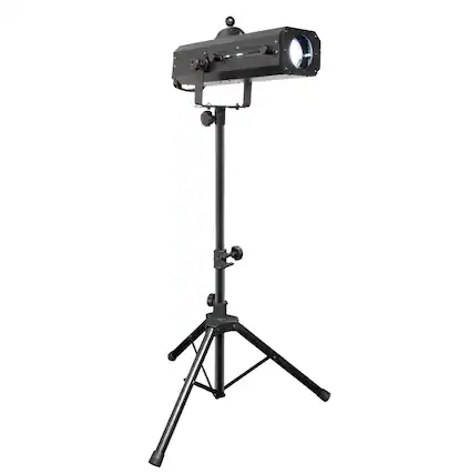 Front. CHAUVET DJ - CHAUVET DJ LED Followspot 75ST DJ Portable Theatrical DMX Gobo Spot-Light Beam - Black.