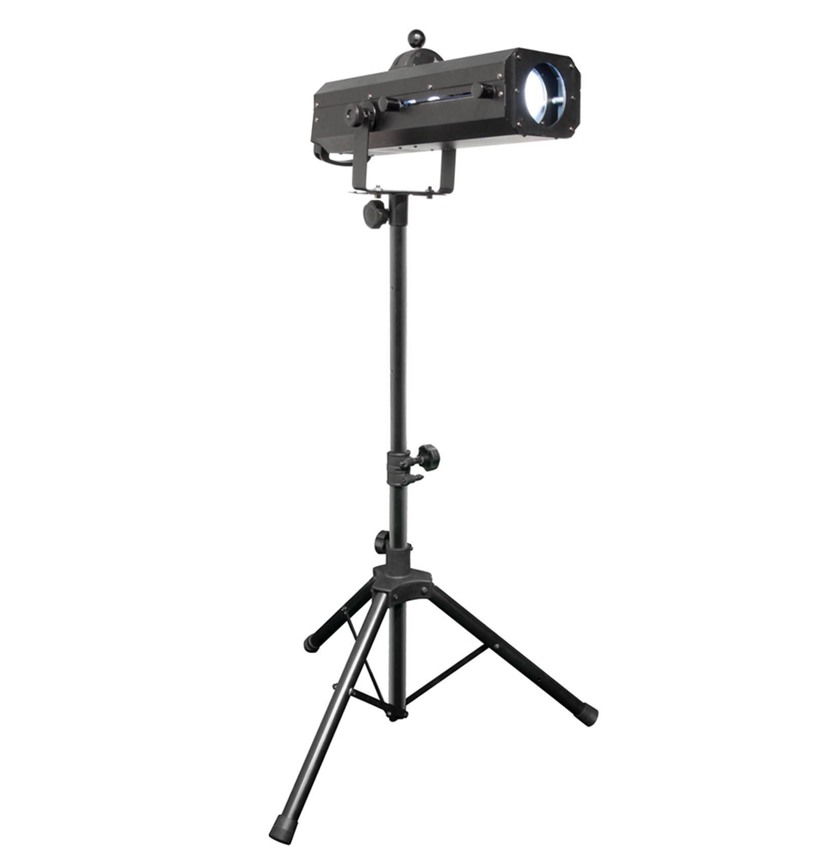 Front. CHAUVET DJ - CHAUVET DJ LED Followspot 75ST DJ Portable Theatrical DMX Gobo Spot-Light Beam - Black.