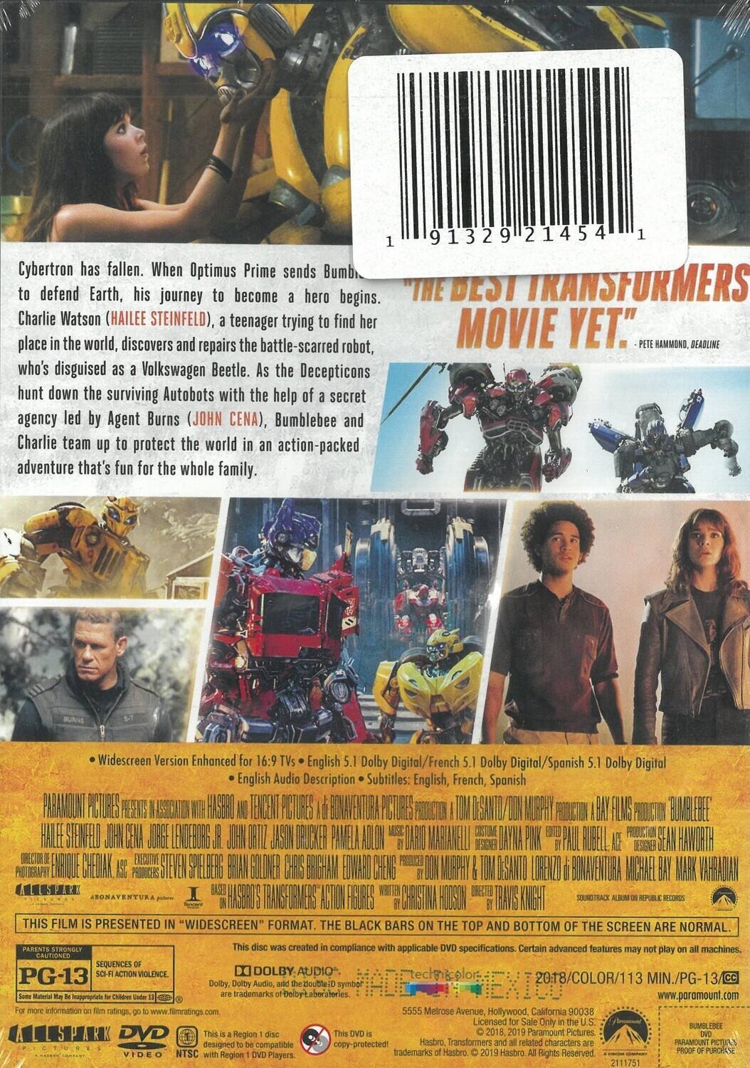Alt View 1. Bumblebee   - DVD.
