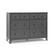 Front. Storkcraft - Moss 6 Drawer Double Dresser - Gray.