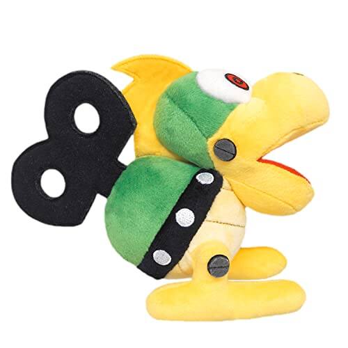 Alt View 3. Nintendo - Sanei Boeki Super Mario All Star Collection Mecha-Koopa Plush Toy, Size S, Height 5.9 Inches (15 cm).