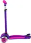 Angle. GoTrax - LS1 3-Wheel Kick Scooter - Purple.