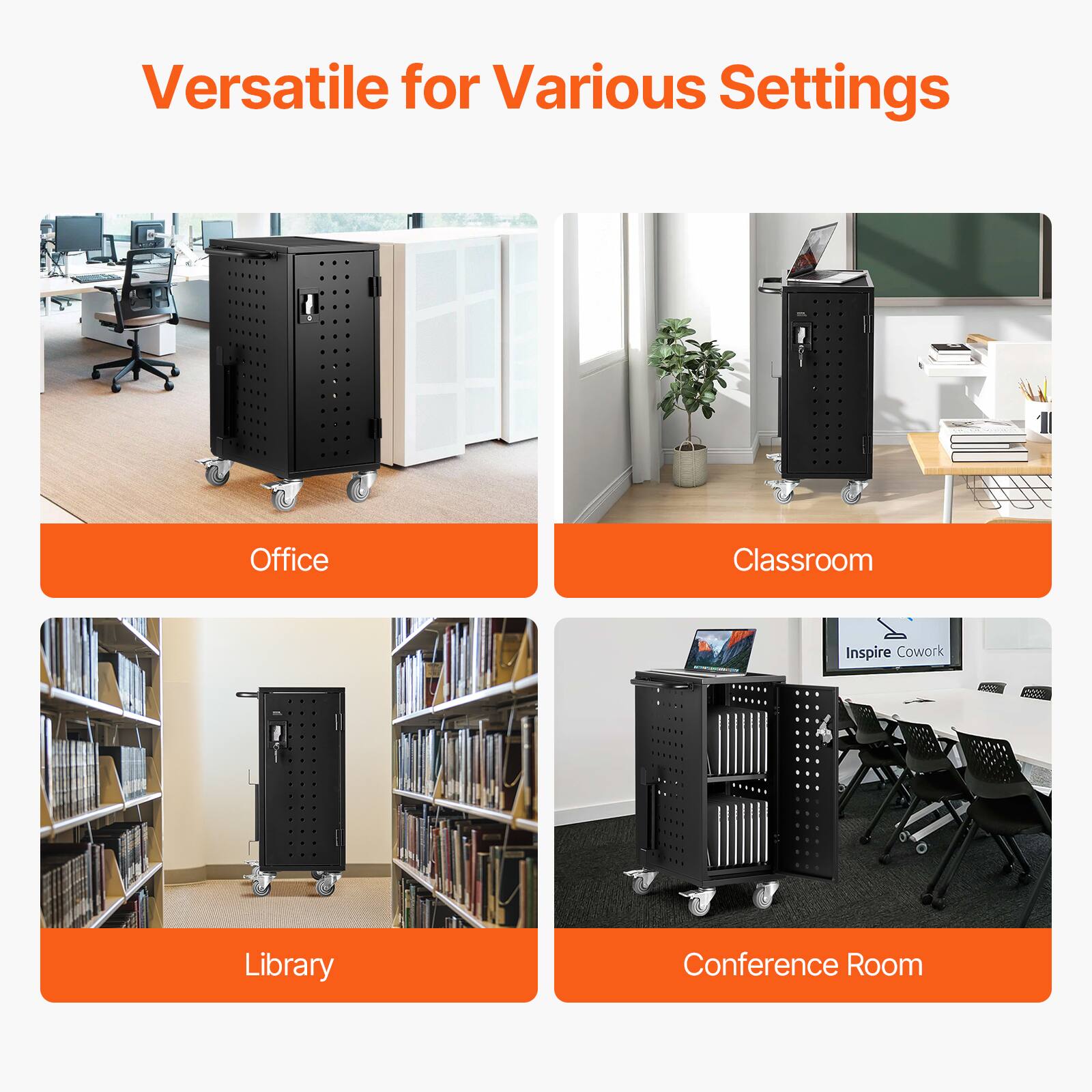 Versatile for Various Settings

- Office
- Classroom
- Library
- Conference Room