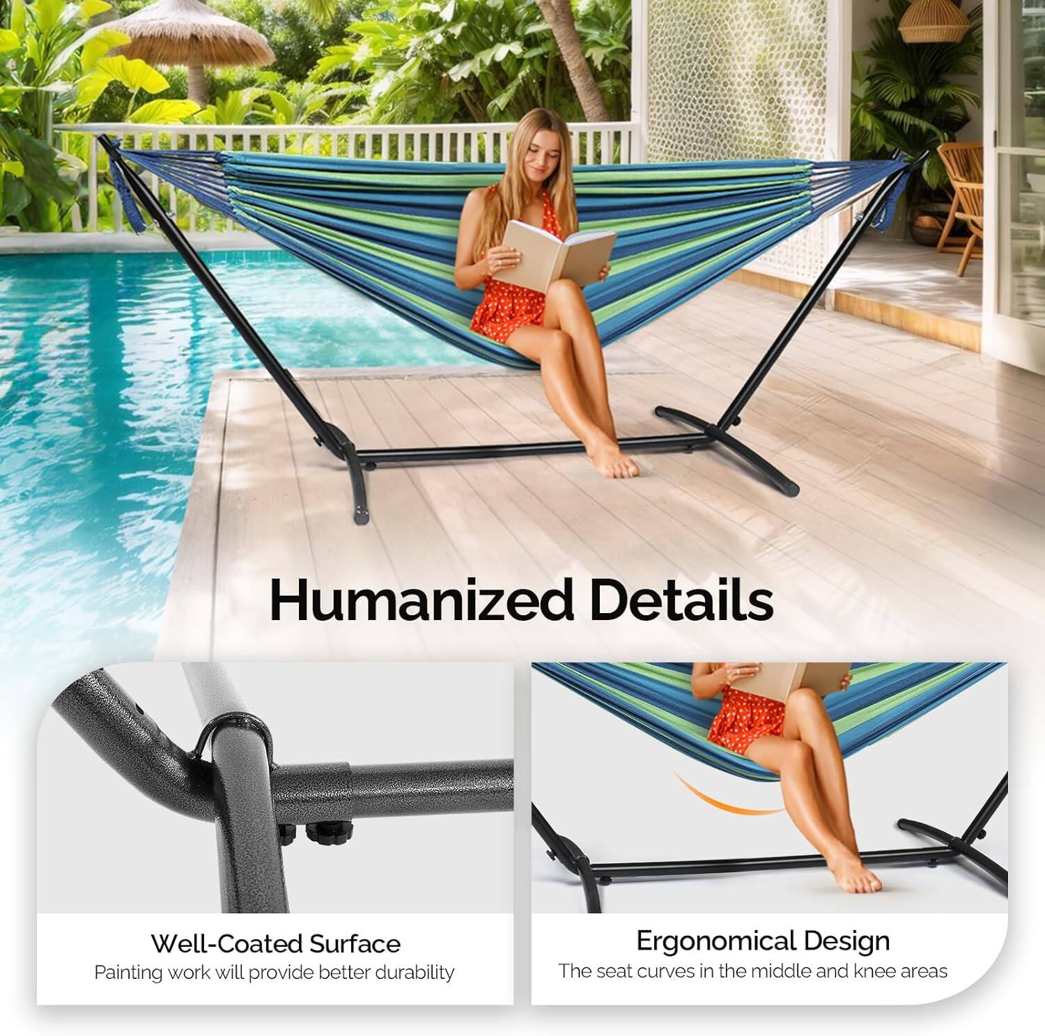 Humanized Details

Well-Coated Surface
Painting work will provide better durability

Ergonomical Design
The seat curves in the middle and knee areas