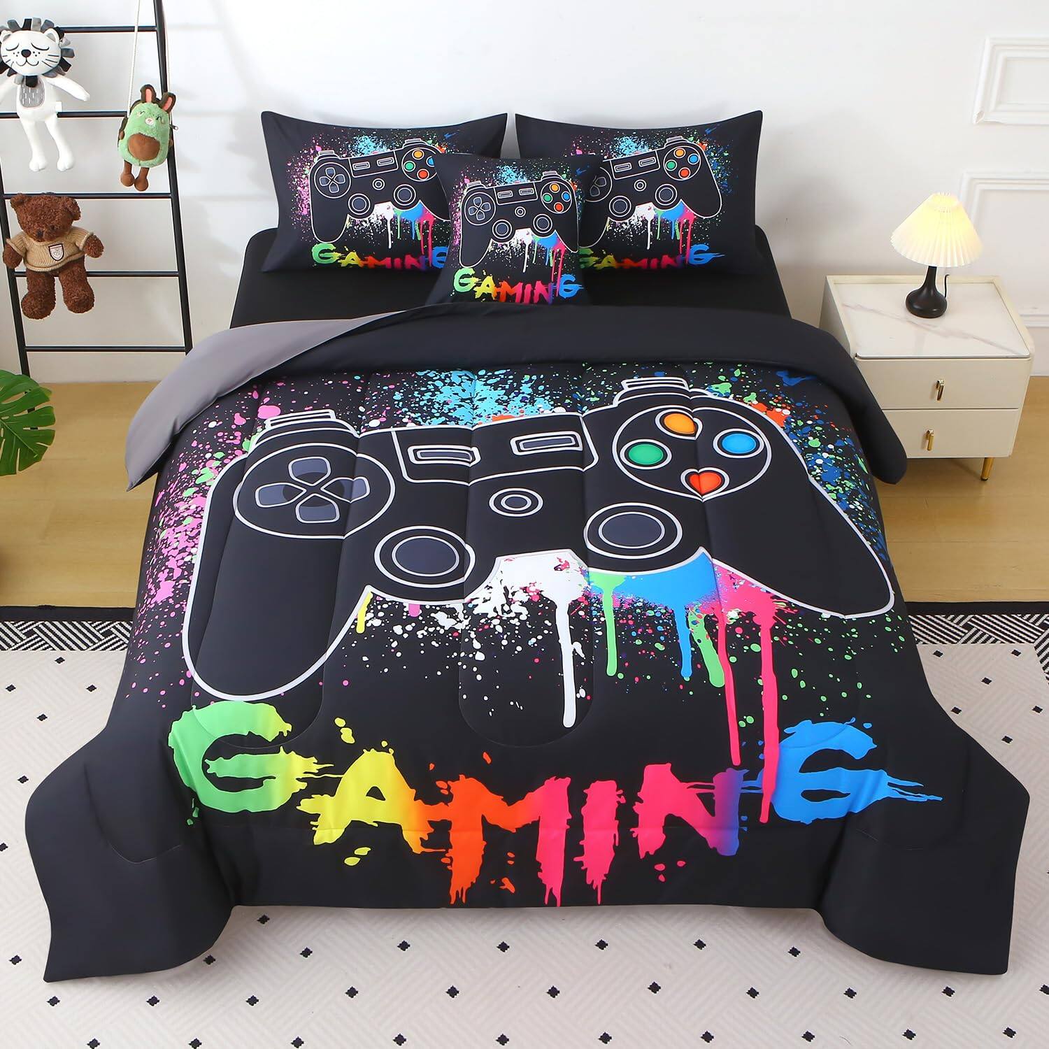 Gaming Black Full (6-Piece)